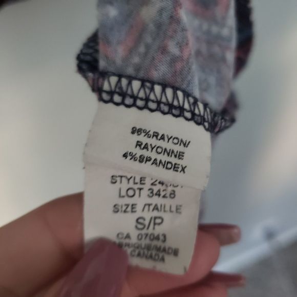 𝅺brody Myles gypsy rayon top blouse small - Picture 4 of 5